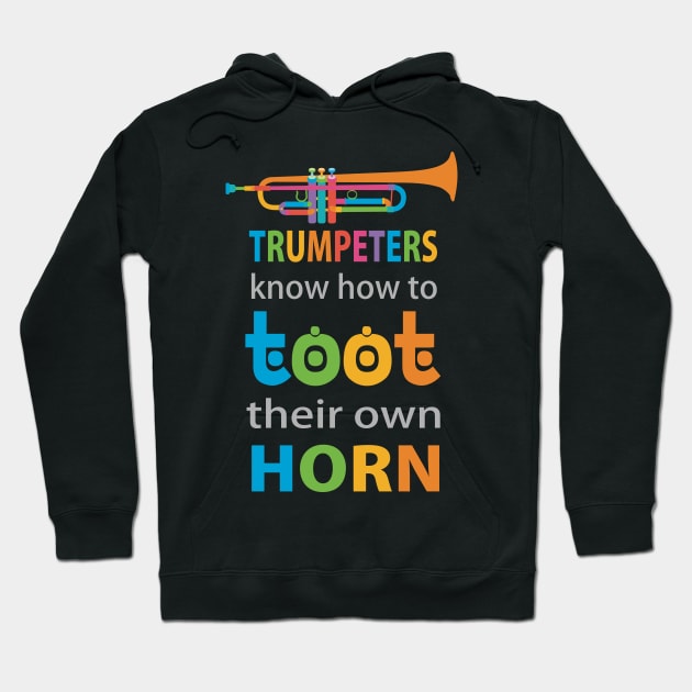 Trumpet T-Shirt Hoodie by evisionarts